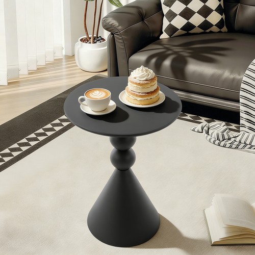 Metal side table 61cm - metal,